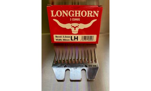 Box of 5 Longhorn LEFT HANDED 88sb Shop Soiled Combs (2117)