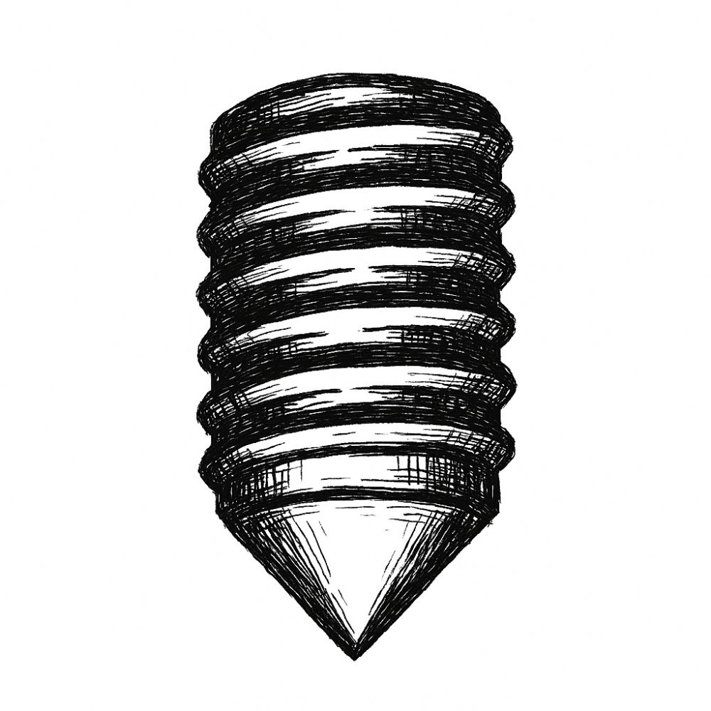 21 - Grubscrew (Cone Point) M5 x 10mm