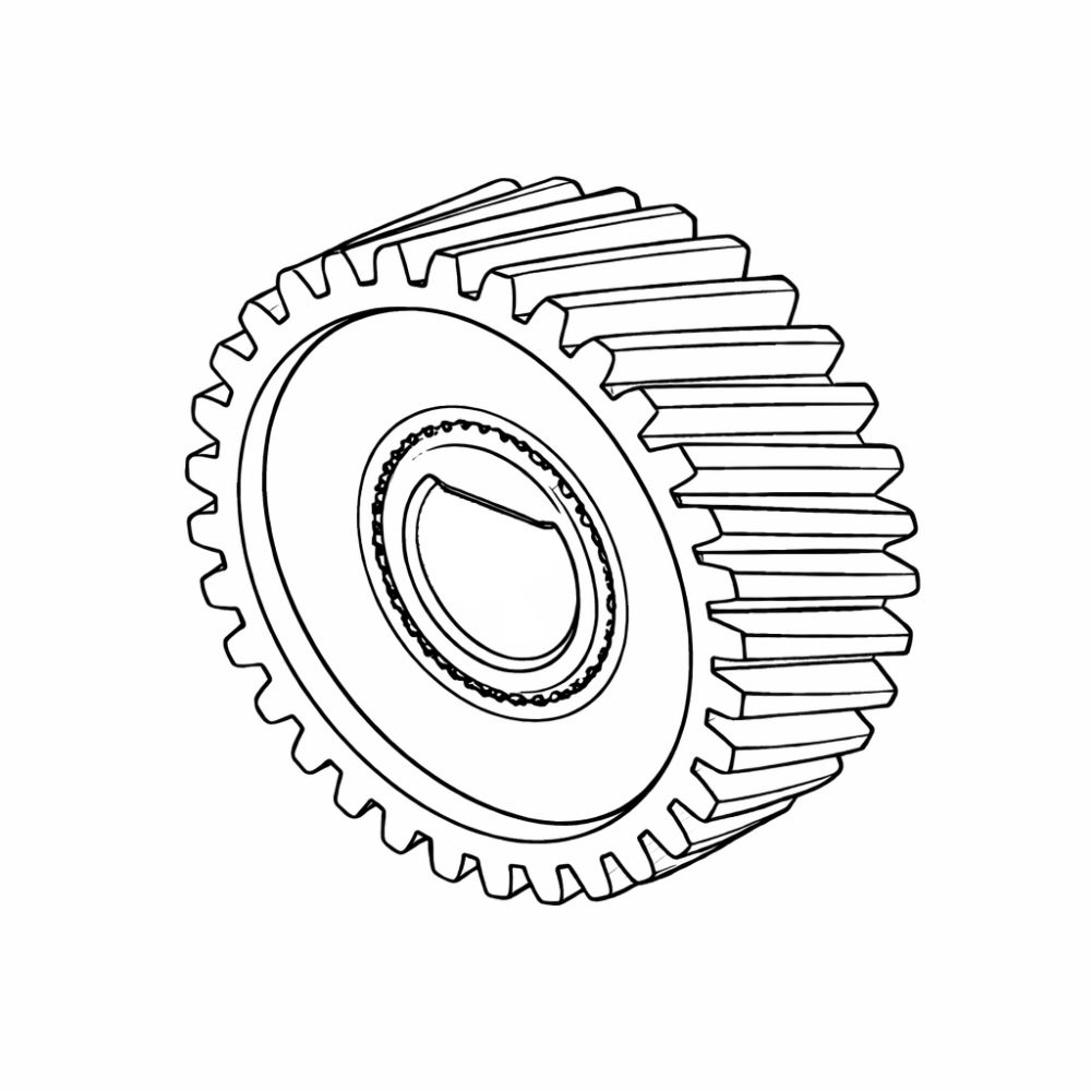 6B - Gear 52 - Tooth Brown (BC)