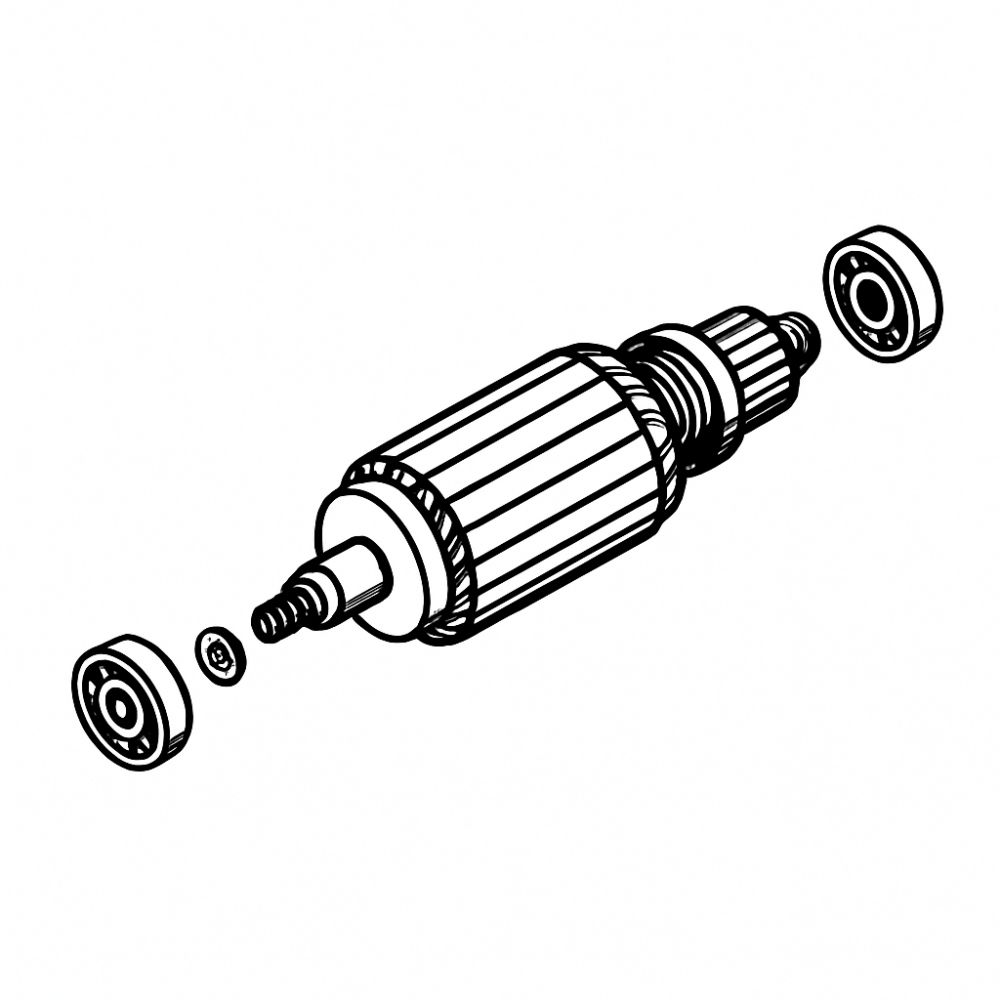 39B - Rotor X-Series2 240V incl. ball bearing