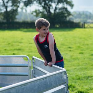 Children's Longhorn Shearing Long Tail Singlet