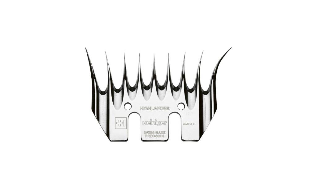 Heiniger 9 tooth Highlander 98mm comb