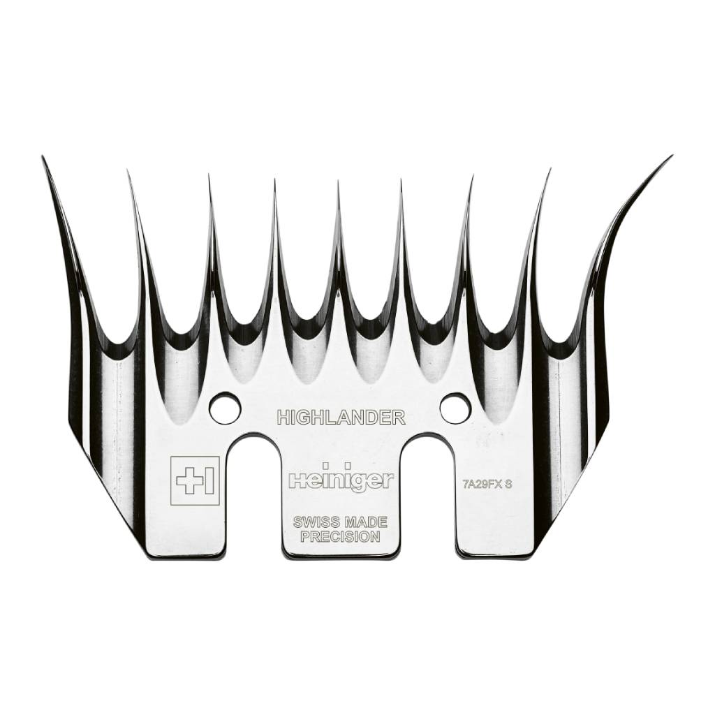 Heiniger 9 tooth Highlander 98mm comb