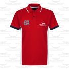 Longhorn Polo Shirt - Hereford Red (front)