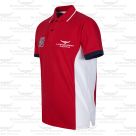 Longhorn Polo Shirt - Hereford Red (side)