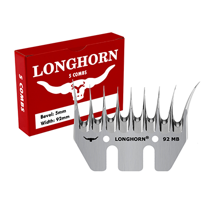 Longhorn® Wide Alpaca/Cover Comb - 9 Tooth