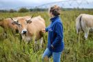 Longhorn Highland Fleece Navy - Lifestyle