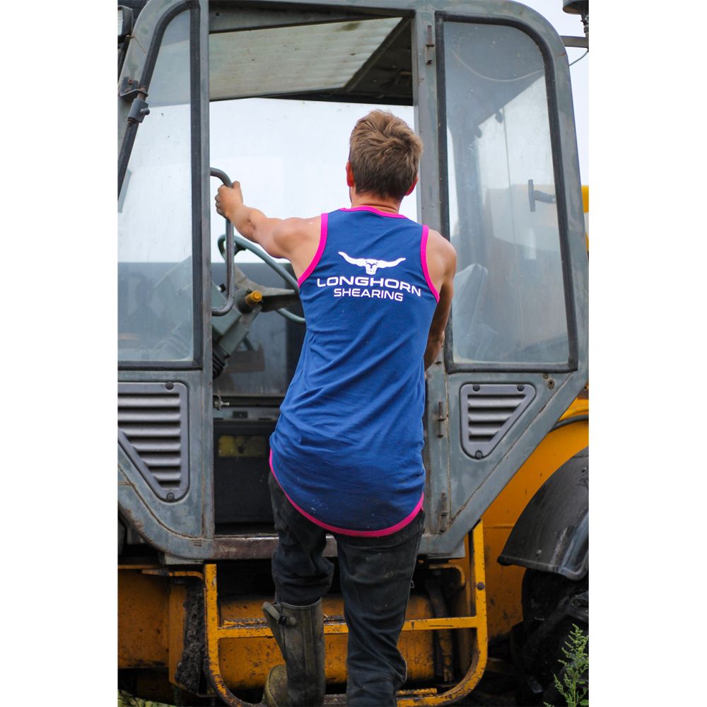 Longhorn Shearing Long Tail Singlet