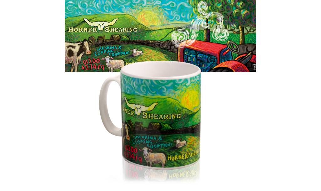 Horner Shearing Van Gogh Landscape Mug