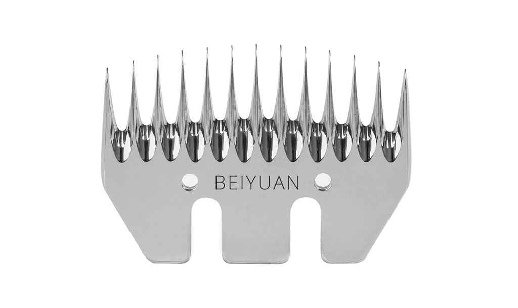 Box of 5 Beiyuan Standard Long Bevel Combs