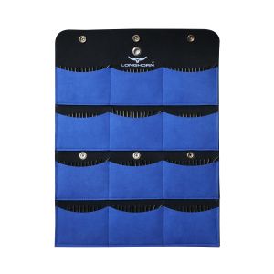 Blue 12 Pocket Show Pouch