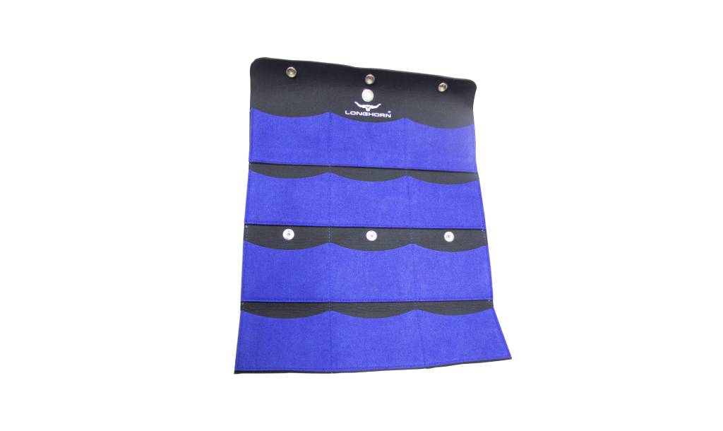 Blue 12 Pocket Show Pouch