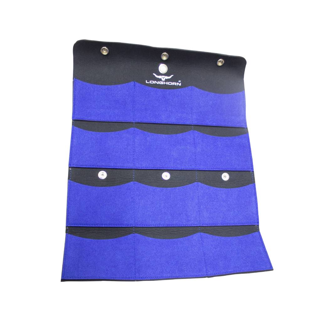 Blue 12 Pocket Show Pouch