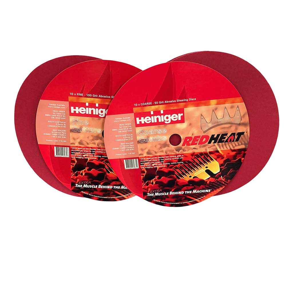 Grinding Cloths - Heiniger Red Heat