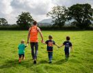 Longhorn Polo Shirt -Angus - Lifestyle (left hand image)