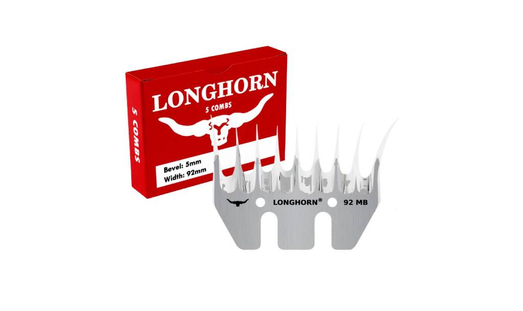 Longhorn® Wide Alpaca/Cover Comb - 9 Tooth