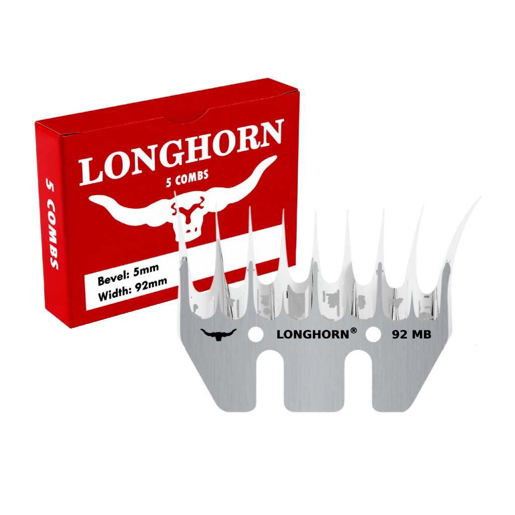 Longhorn® Wide Alpaca/Cover Comb - 9 Tooth