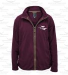 Longhorn Highland Fleece - Burgundy
