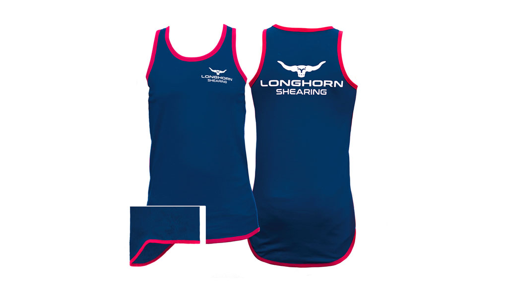 Longhorn Long Tail Shearing Singlet