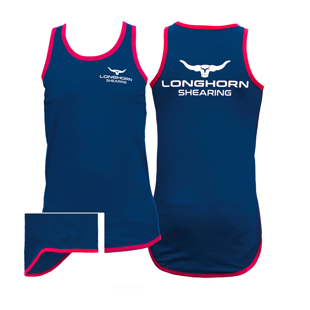 Longhorn Long Tail Shearing Singlet