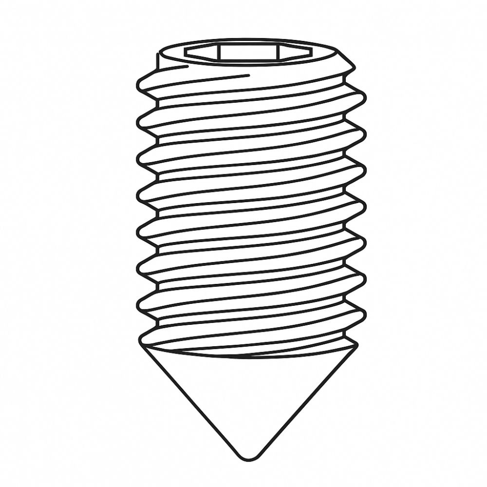 18 - Grubscrew M5 x 10mm (Cone Point)