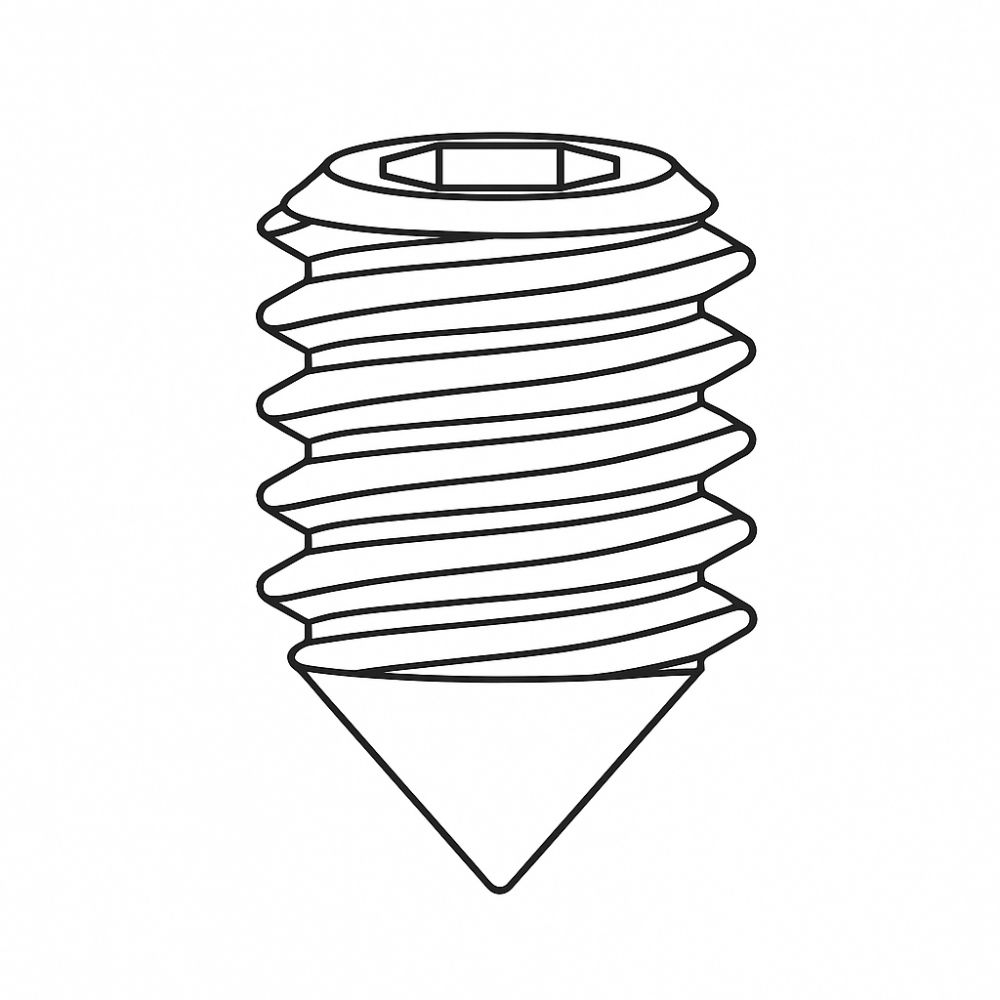 17 - Grubscrew M5 x 6mm (cone point)