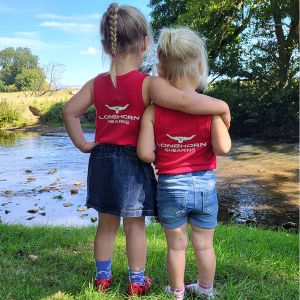 Children's Longhorn Shearing Original Singlet