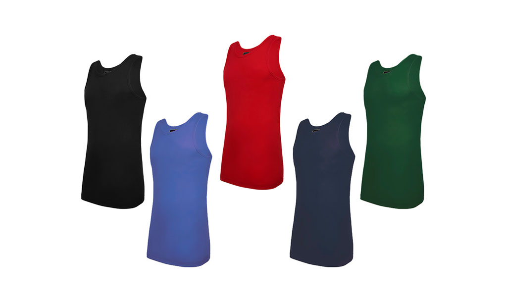 Longhorn Original Shearing Singlets (No Logo) - Pack of 5