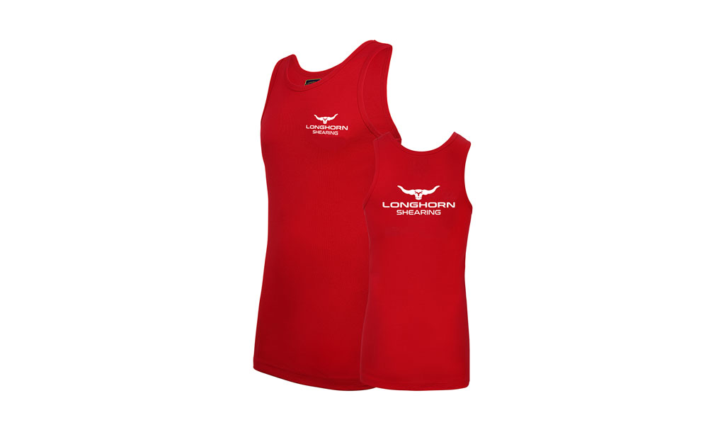 Longhorn Shearing Singlet