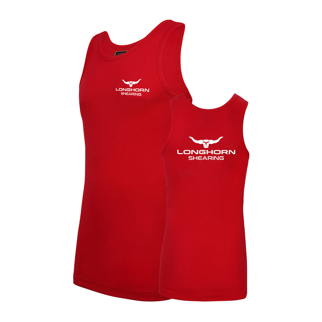 Longhorn Shearing Singlet