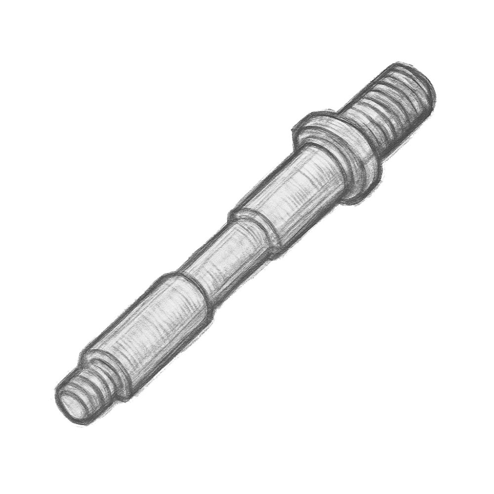 27 - Short Spindle - Splined Drive